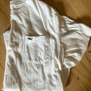 White vineyard, vines T-shirt with pocket